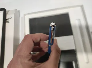 Estuche Montblanc bolígrafo cuaderno nuevo