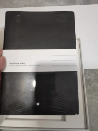 Estuche Montblanc bolígrafo cuaderno nuevo