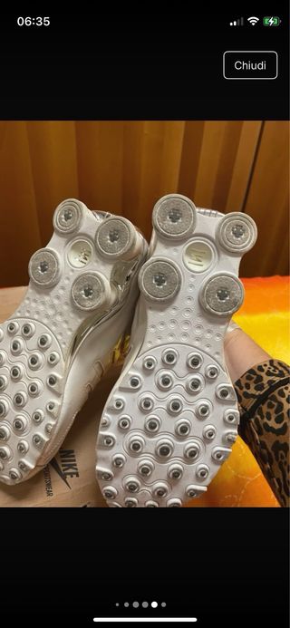 Nike Shox Donna Bianco