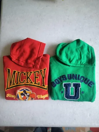2 Felpe Bambino Mickey & U