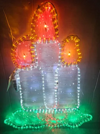 Velas Navideñas Luces LED