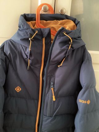 Chaqueta plumífero azul hombre talla S