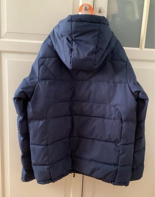 Chaqueta plumífero azul hombre talla S