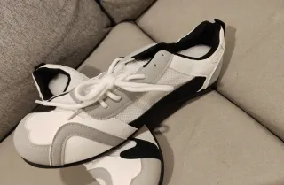 Zapatillas Deportivas Blancas Con Gris Importadas