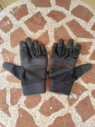 Guantes Tácticos Ejército Tierra Negros talla 11