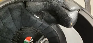 Casco Moto AGV Negro Retro