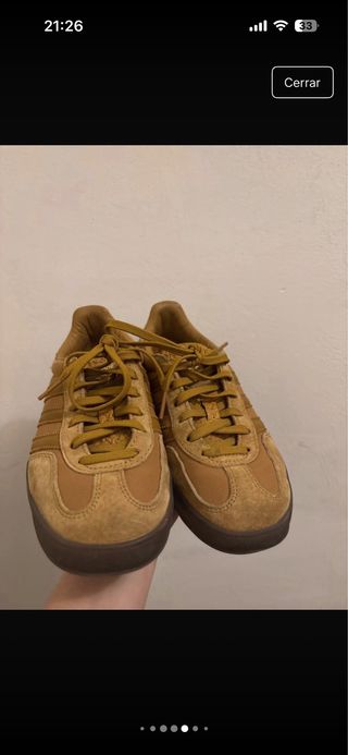 Zapatillas Adidas Gazelle mostaza talla 36 