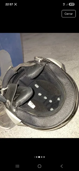 Casco Moto Jet Caberg Negro Talla M