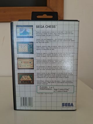 Sega Chess Master System Completo