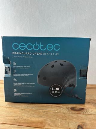Casco Cecotec BrainGuard Urban/Sprinter Negro