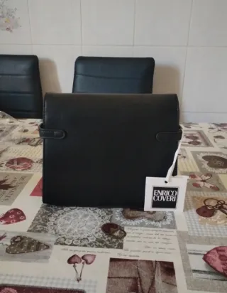Borsa Enrico Coveri nera nuova con cartellino