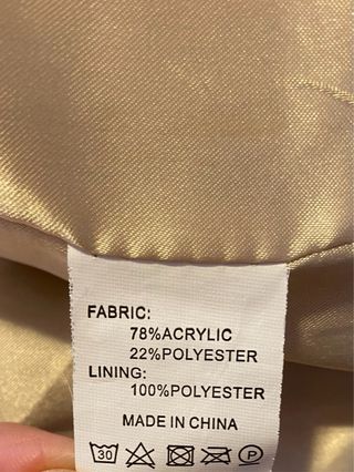 Pelliccia ecologica donna beige S/M