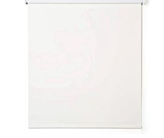 Estor opaco enrollable, blanco a estrenar