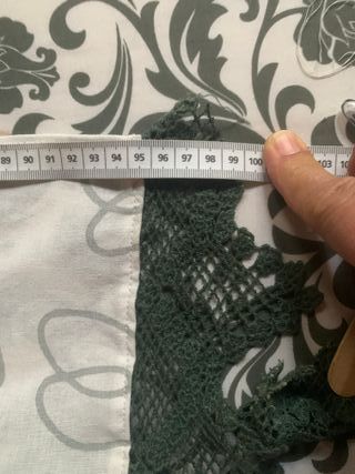 Estor o visillo ventana con estampado de corazones