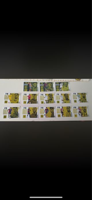 Colección Cromos Fútbol Special One Gold/Black etc