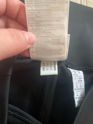 Leggings Adidas Negros Mujer