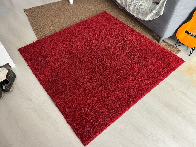 Alfombra roja 1.6x1.6 m