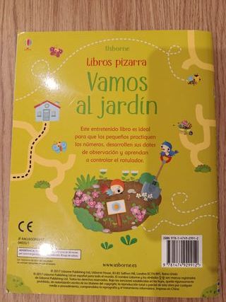 Libro pizarra Vamos al Jardín