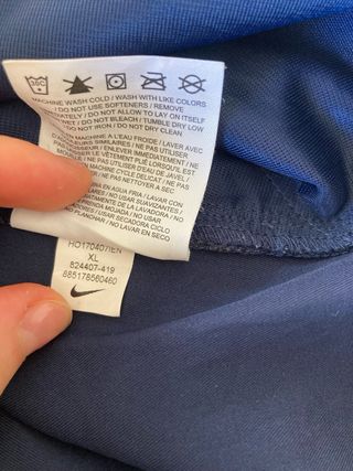 Nike Dri-FIT Giacca XL | Antivento Blu Navy-Grigio