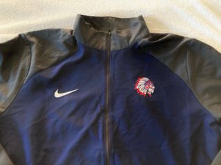 Nike Dri-FIT Giacca XL | Antivento Blu Navy-Grigio