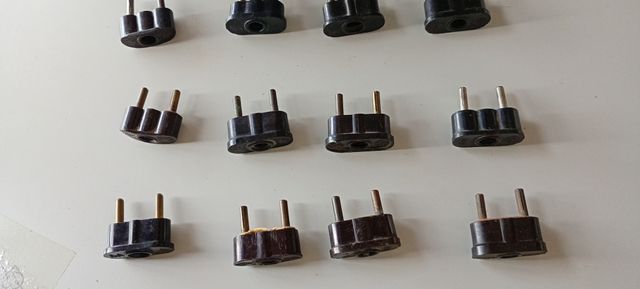 Lote Enchufes antiguos de baquelita