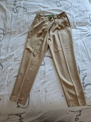 Pantaloni beige donna nuovi