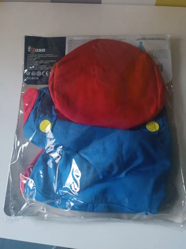 Disfraz niño Mario Bros Talla 5-6