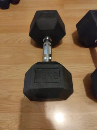 Mancuernas 15 kg (par)