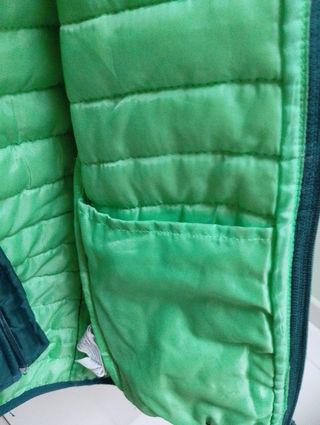 Giacca bambino verde con cappuccio