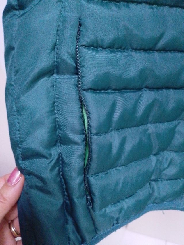 Giacca bambino verde con cappuccio