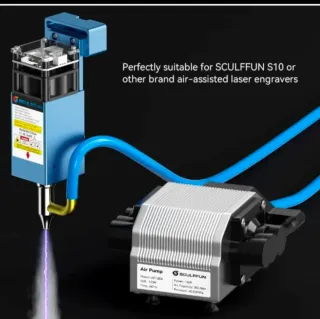 Bomba de aire Sculpfun para grabadoras láser