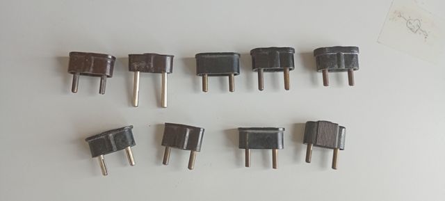 Lote Enchufes antiguos de baquelita