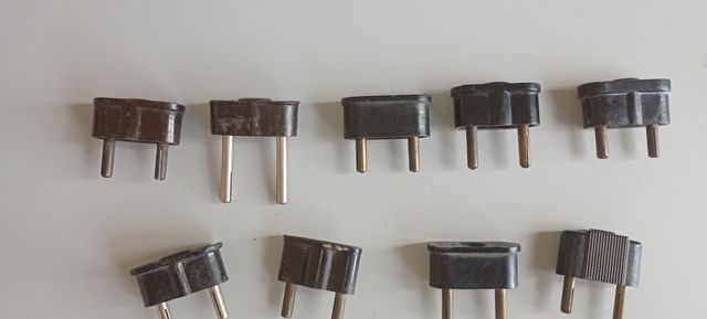 Lote Enchufes antiguos de baquelita