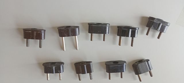 Lote Enchufes antiguos de baquelita