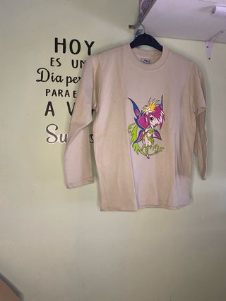 Camiseta Meraki Manga Larga 
tallas 4 a 14 años