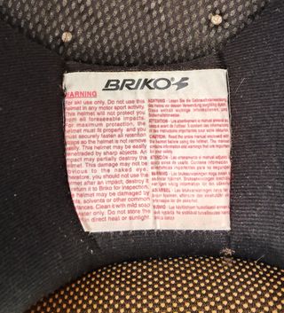 Casco sci BRIKO ELS circonferenza interna cm 59