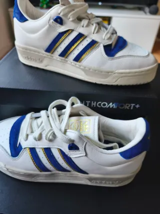 Adidas Rivalry Low Blancas y Azules