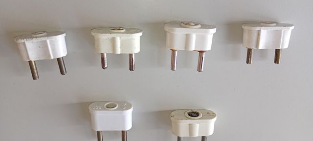 Lote Enchufes antiguos de baquelita