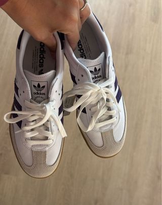 Adidas Samba Morado Blanco