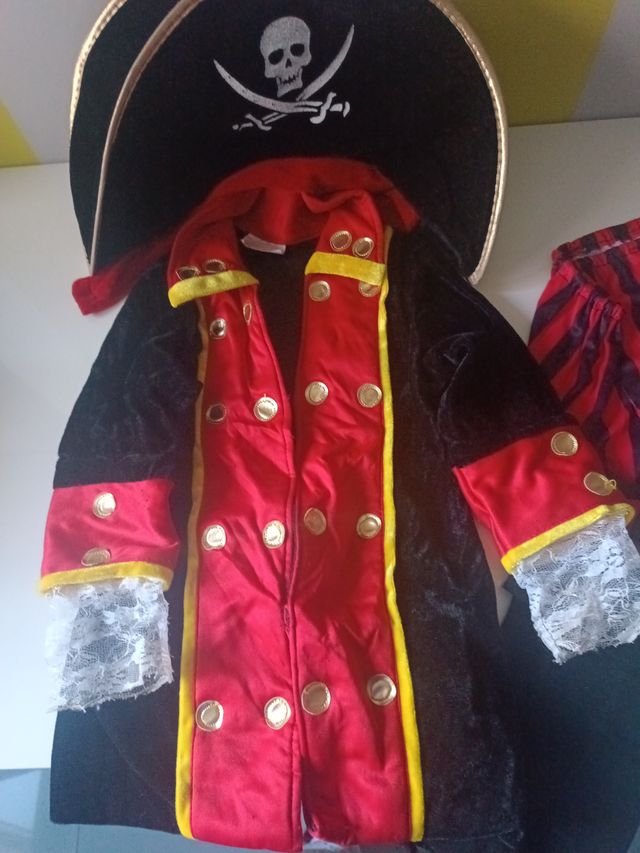 Disfraz Pirata Niño Talla 4/5años