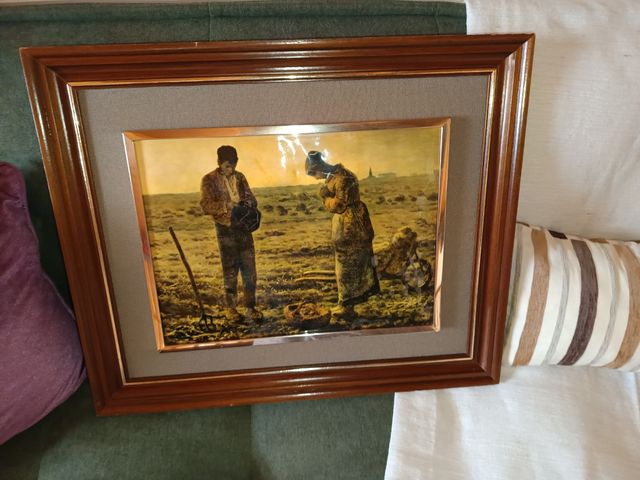 Réplica cuadro El Ángelus 56x46