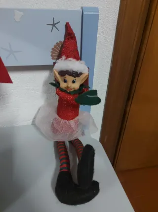 Elfa di Natale Glitterata