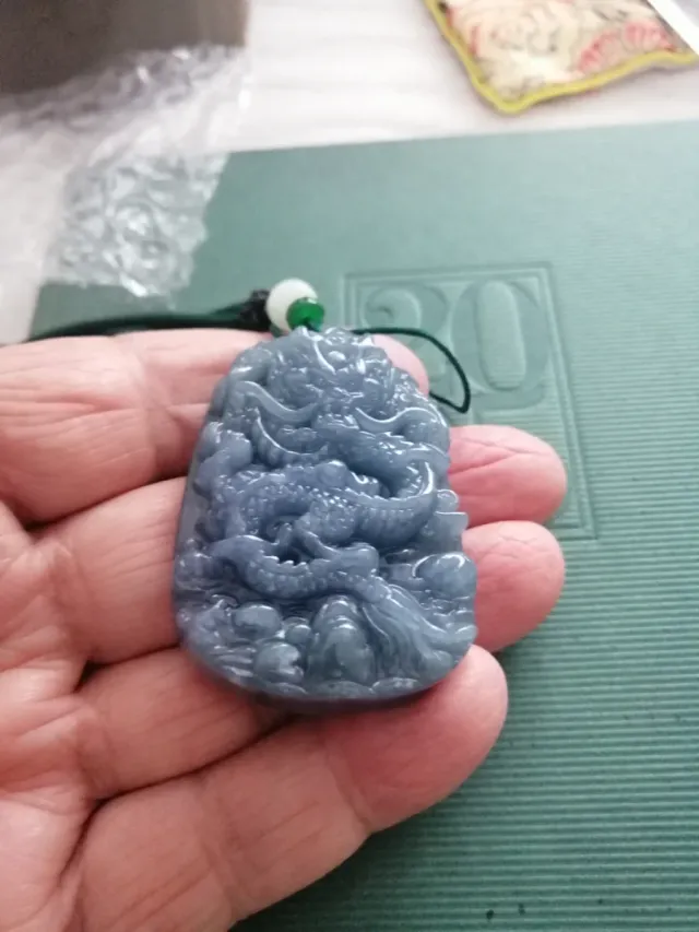 Ciondolo Giada Burma Grado A Drago