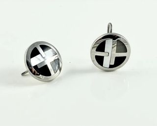 Pendientes Emporio Armani Negros y Blancos