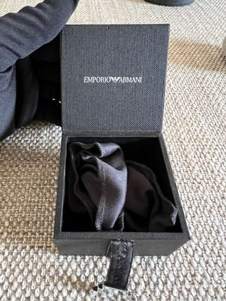 Pendientes Emporio Armani Negros y Blancos
