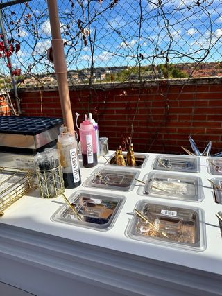 Barra de snacks - carro para eventos - Candy bar