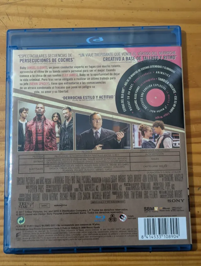 Baby Driver Bluray
