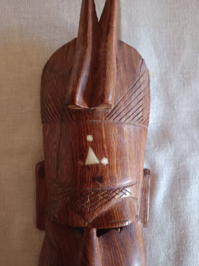 Máscara Africana Madera 36x11
