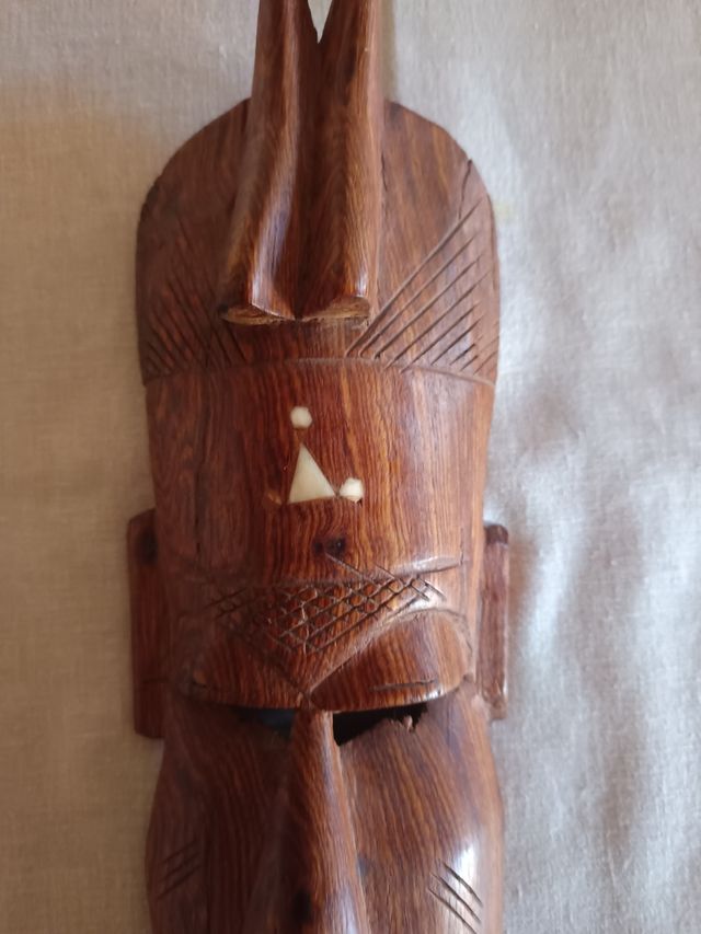 Máscara Africana Madera 36x11