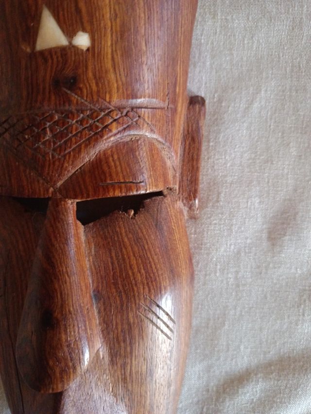 Máscara Africana Madera 36x11